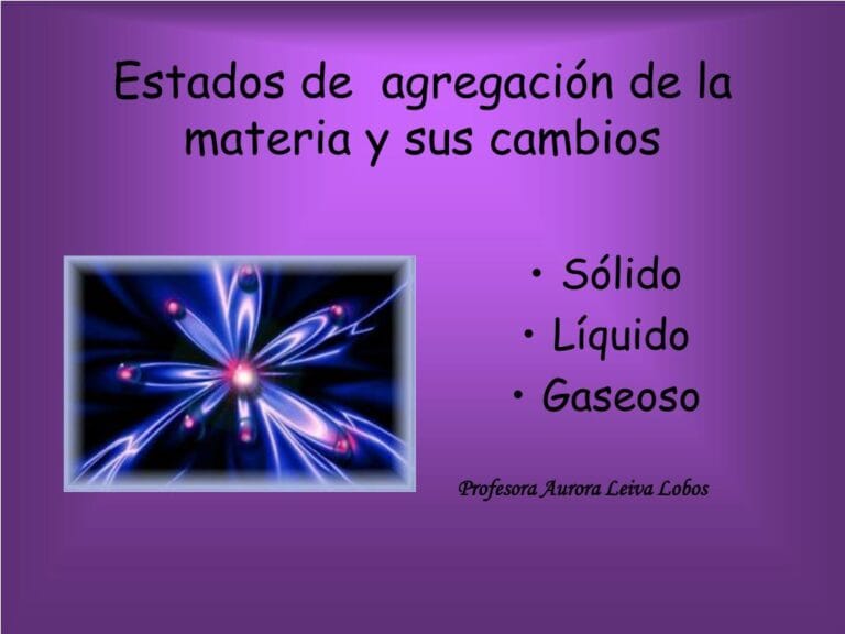 Estados de la Materia: Tipos, Cambios y Propiedades